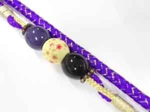 正絹　振袖用　手組帯締め